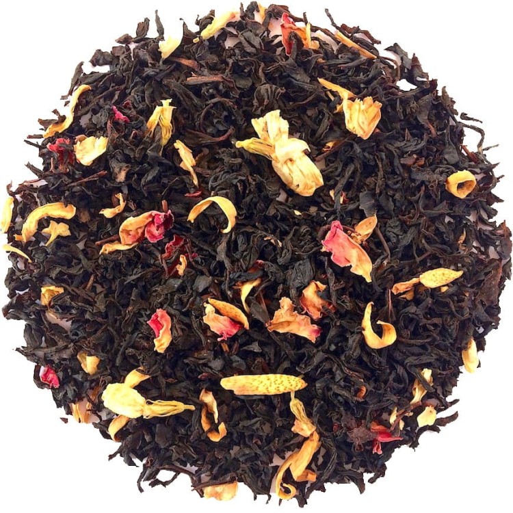 Herbata Czarna Ceylon Liściasta 1001 Nocy Owocowa Aromatyczna Mieszanka 50g SKWORCU
