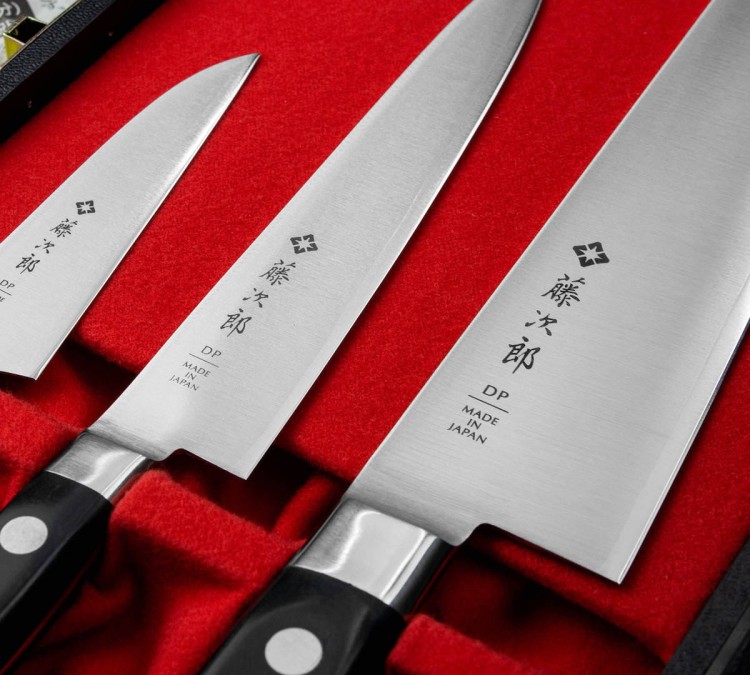 Zestaw 3 Noży Tojiro Classic VG-10 Japoński Nóż Do Obierania 9cm + Uniwersalny 15cm + Szefa Kuchni 21cm