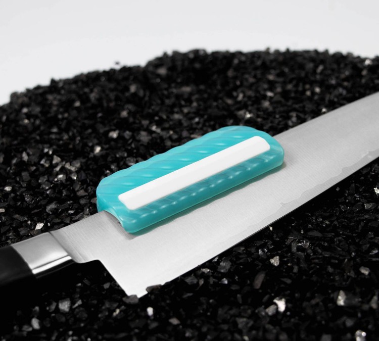 Tojiro Japońska Ceramiczna Prowadnica Do Ostrzenia Noży Turkusowa F-441