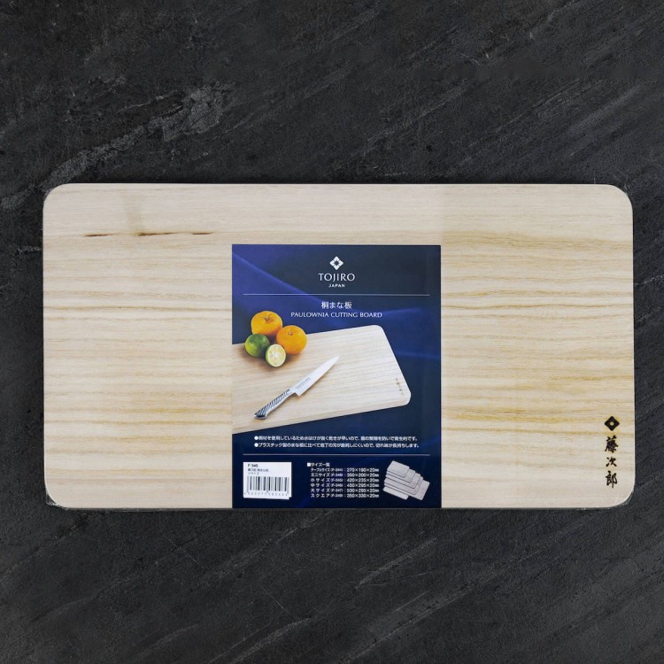 Tojiro Japońska Uniwersalna Deska Do Krojenia z Drewna Paulownia 42cm x 23cm x 2cm