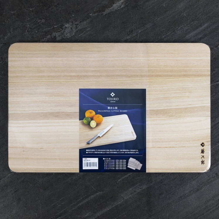 Tojiro Japońska Uniwersalna Deska Do Krojenia z Drewna Paulownia 45cm x 29cm x 2cm