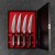 Tojiro Flash VG-10 Zestaw 4 Japońskich Noży Do Steków 11cm Etui Na Prezent