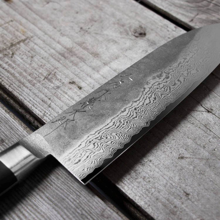 Tojiro Atelier Classic VG-10 Japoński Nóż Santoku Do Warzyw 61 HRC 17cm