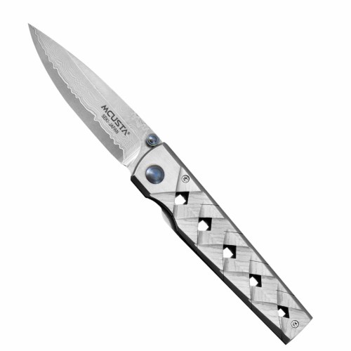 Mcusta Shinra Katana VG-10 Damascus Japoński Nóż Składany 7cm