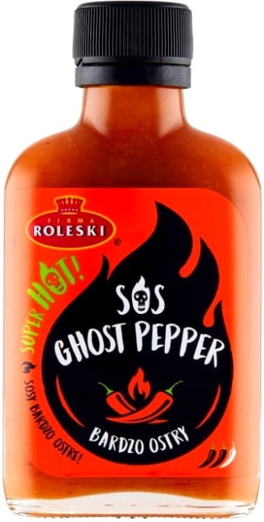 Gęsty Sos Ghost Pepper SUPER HOT Bardzo Ostry Chilli Sauce 115g ROLESKI