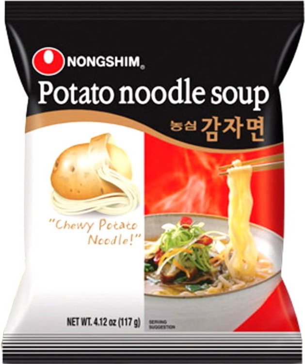 KARTON Koreańska Zupka Błyskawiczna Instant z Makaronem Ziemniaczanym 20x100g NONGSHIM