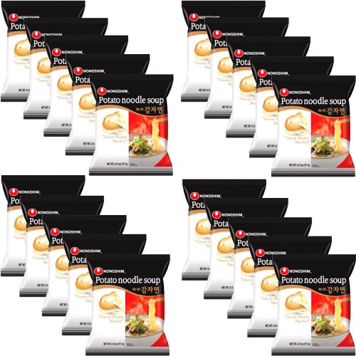 KARTON Koreańska Zupka Błyskawiczna Instant z Makaronem Ziemniaczanym 20x100g NONGSHIM