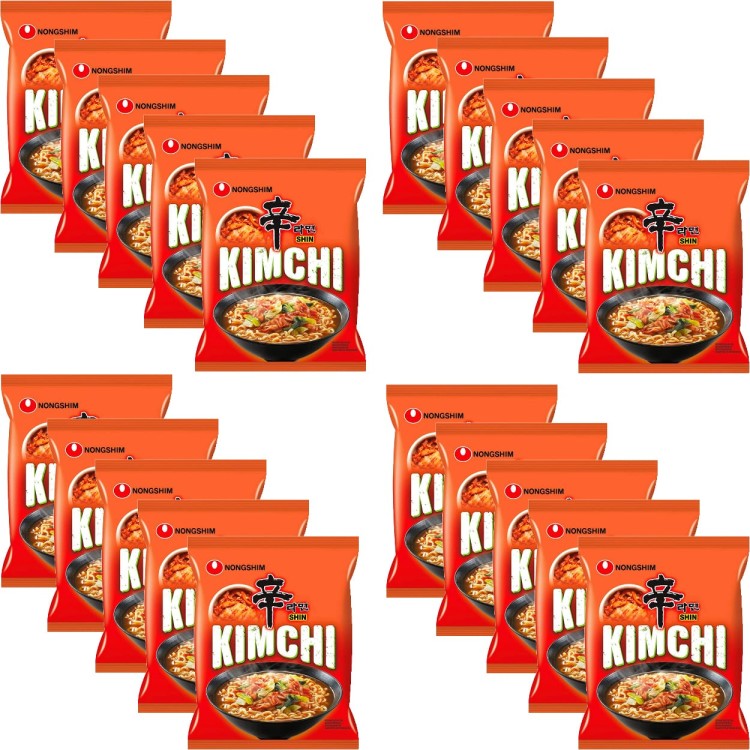 KARTON Koreańska Zupka Błyskawiczna Instant KimChi Ramen 20x120g NONGSHIM
