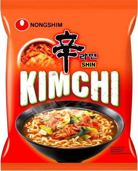 KARTON Koreańska Zupka Błyskawiczna Instant KimChi Ramen 20x120g NONGSHIM