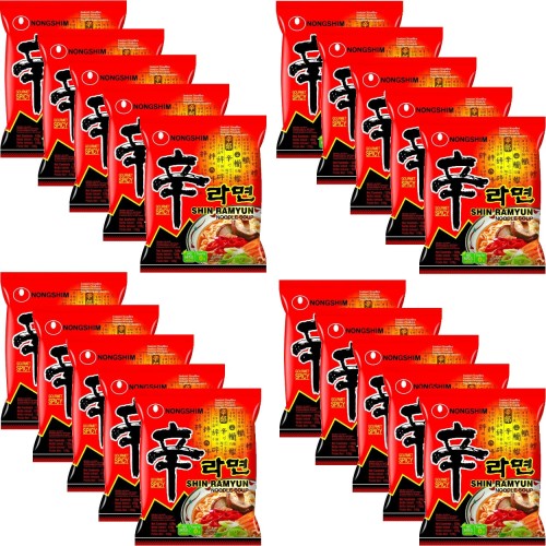 KARTON Koreańska Zupka Błyskawiczna Instant Shin Ramyun 20x120g NONGSHIM