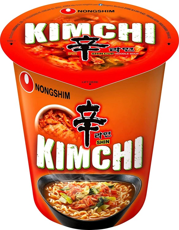 Koreańska Zupka Błyskawiczna Instant Kimchi Ramyun Kubek Cup 75g NONGSHIM