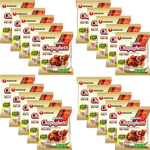 KARTON Koreański Błyskawiczny Makaron Instant Chapagetti Czarna Fasola 20x140g NONGSHIM