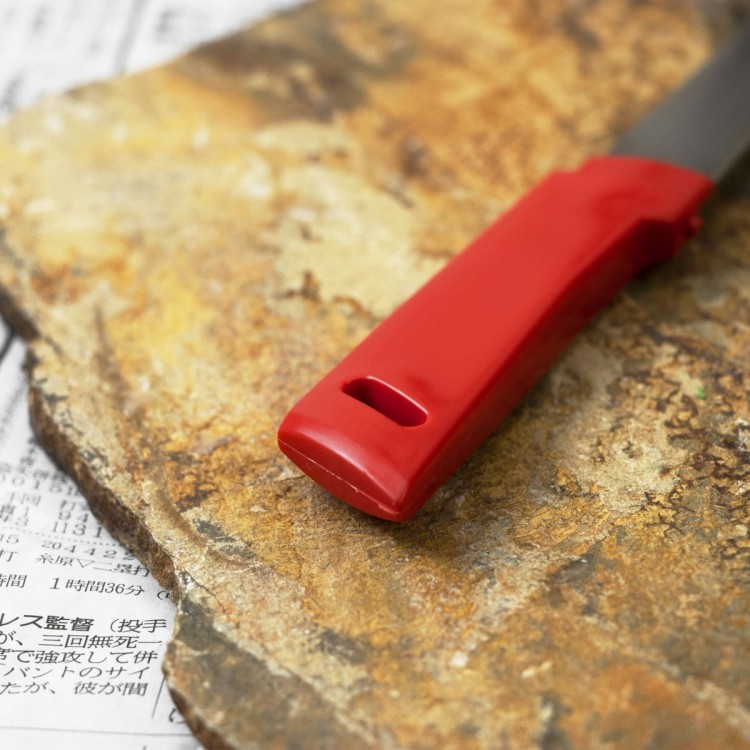 Kanetsune 420J2 Japoński Czerwony Bardzo Ostry Nóż Do Owoców Kiridashi 4cm