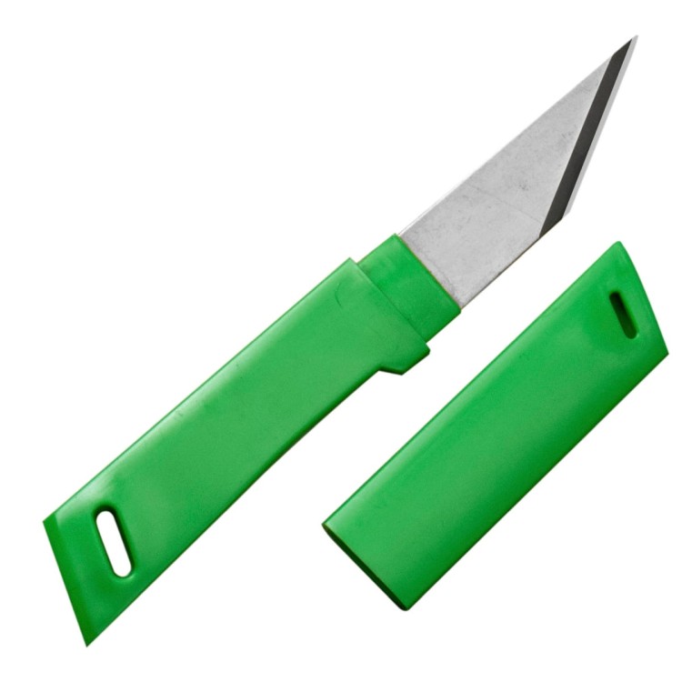Kanetsune 420J2 Japoński Zielony Bardzo Ostry Nóż Do Owoców Kiridashi 4cm