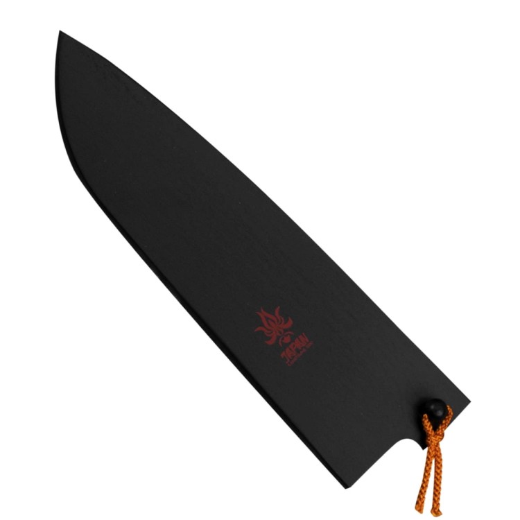 Drewniana Saya Kanetsune Ochraniacz Na Nóż Santoku 16,5 cm