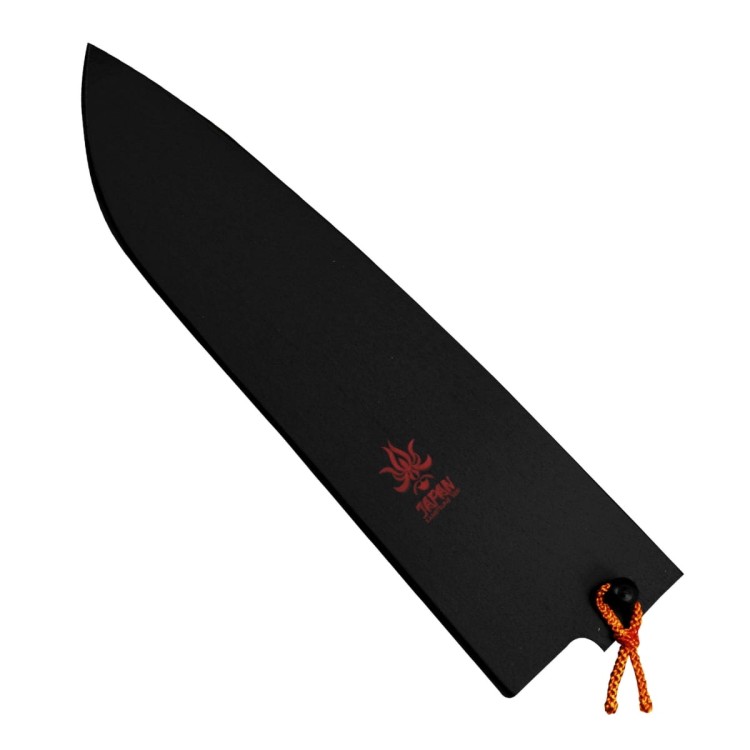 Kanetsune Drewniana Saya Japoński Ochraniacz Etui Na Nóż Santoku 18cm