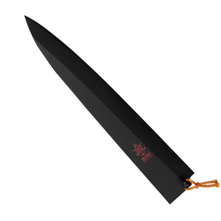 Kanetsune Drewniana Saya Japoński Ochraniacz Na Nóż Do Sushi Yanagiba 24cm