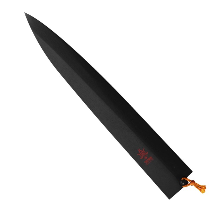 Kanetsune Drewniana Saya Japoński Ochraniacz Na Nóż Do Sushi Yanagiba 27cm