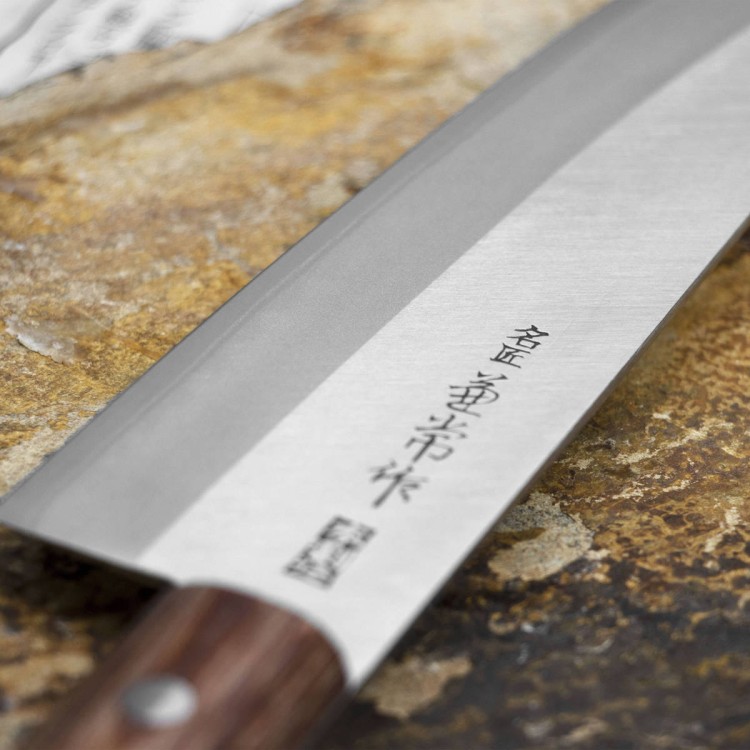 Kanetsune 1000 Shirogami#2/SS Nóż Santoku 16,5cm