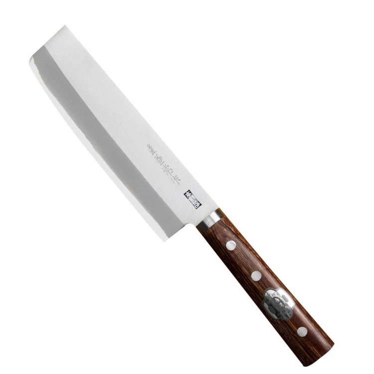Kanetsune 2000 Shirogami#2/SS Japoński Ostry Nóż Kuchenny Nakiri 16,5cm