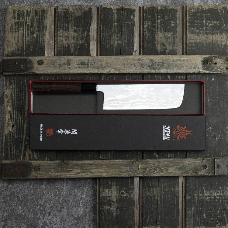 Kanetsune 400 Shirogami#2 Nóż Nakiri 16,5 cm
