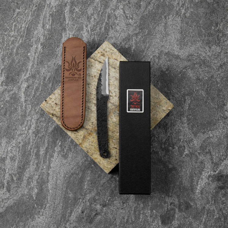 Kanetsune Shirogami#2 Japoński Nóż Kieszonkowy Kiridashi Mały 6,5cm