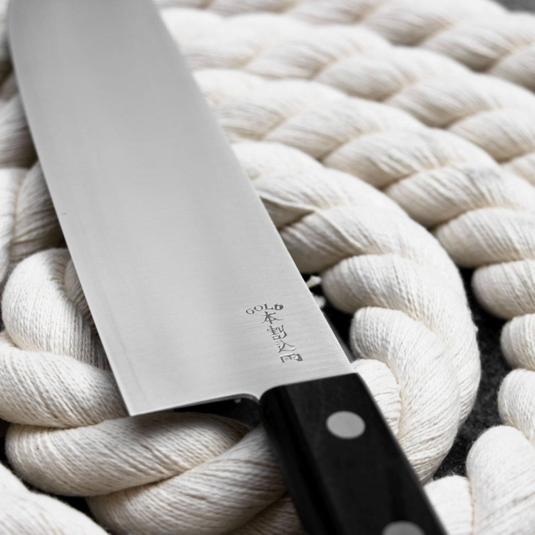 Kanetsune 5500 VG-2 Japoński Ostry Nóż Tasak Nakiri Do Siekania 16,5cm