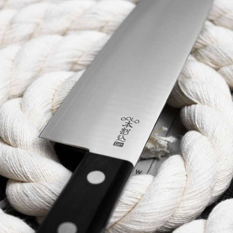 Kanetsune 5500 VG-2 Japoński Ostry Nóż Kuchenny Santoku Do Warzyw 16,5cm