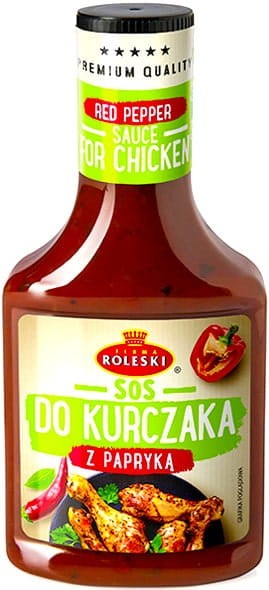 Sos Pikantny Do Kurczaka z Papryką Bez Konserwantów Gęsty 350g ROLESKI