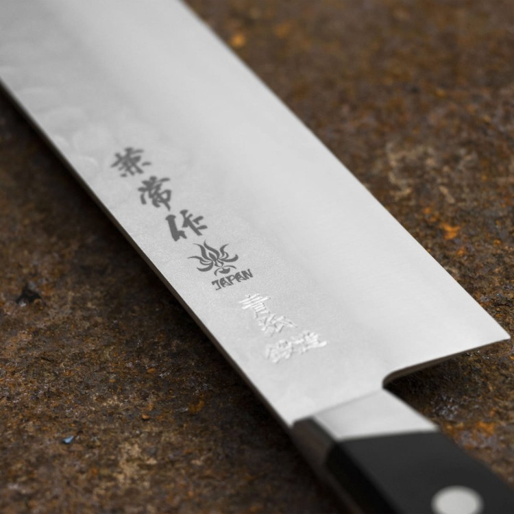 Kanetsune YH-3000 Aogami#2/SS Japoński Nóż Tasak Nakiri Do Siekania 16,5cm