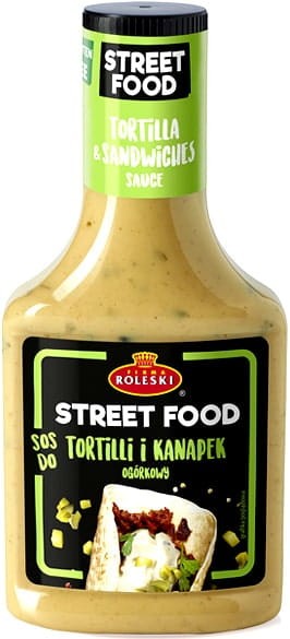 Sos Ogórkowy Do Tortilli i Kanapek Dla Wegan Bez Konserwantów 305g ROLESKI