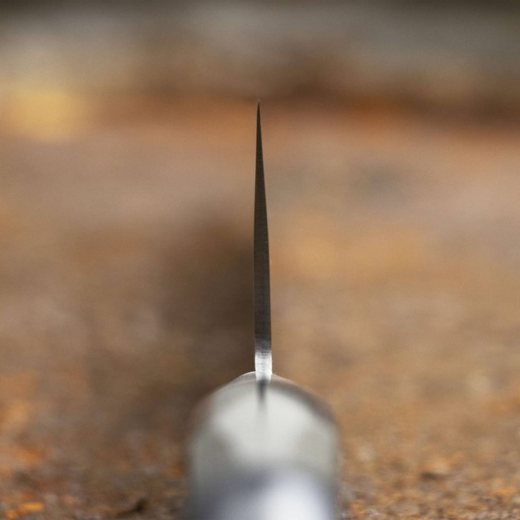 Kanetsune YH-3000 Aogami#2/SS Japoński Nóż Kuchenny Santoku Do Warzyw 18cm