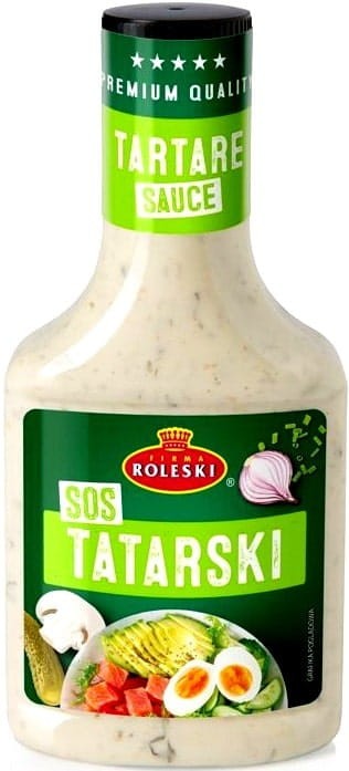 Polski Sos Tatarski Dla Wegan Bez Konserwantów Gęsty Do Jajek 310g ROLESKI