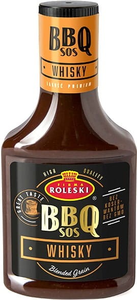 Gęsty Sos BBQ Ze Szkocką Whisky Barbecue Do Mięsa Na Grilla 365g ROLESKI