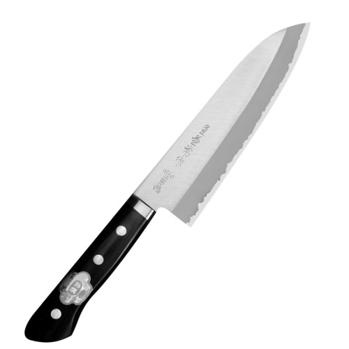 Kanetsune 3000 VG-10 Japoński Nóż Kuchenny Santoku Do Warzyw 60 HRC 16,5cm