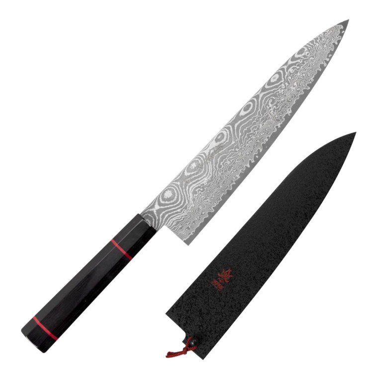 Kanetsune Namishibuki SG-2 Japoński Nóż Szefa Kuchni 21cm i Ochraniacz Saya
