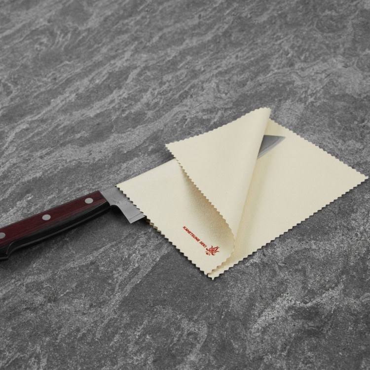 Kanetsune Japońska Ścierka Do Noży Do Wycierania Klingi 17,8cm x 25,4 cm