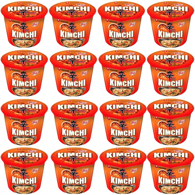 KARTON Koreańska Zupka Błyskawiczna Instant KimChi Ramyun Kubek Cup 16x112g NONGSHIM