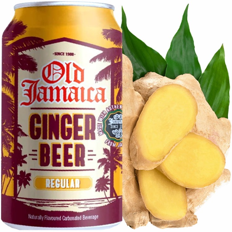 WIELOPAK Napój Piwo Bezalkoholowe Imbirowe z Jamajki Ginger Beer 24x3300ml OLD JAMAICA