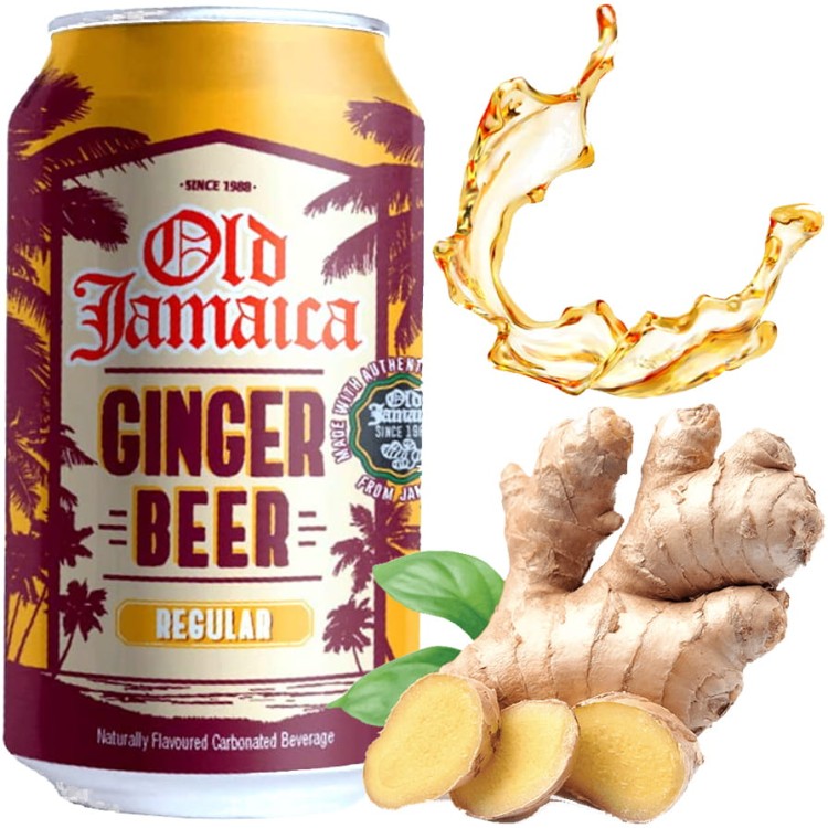 WIELOPAK Napój Piwo Bezalkoholowe Imbirowe z Jamajki Ginger Beer 24x3300ml OLD JAMAICA