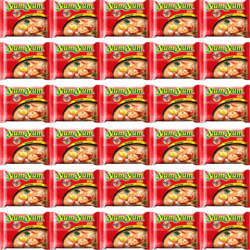 KARTON Tajska Zupka Błyskawiczna Makaron Instant Krewetka 30x60g YUM YUM