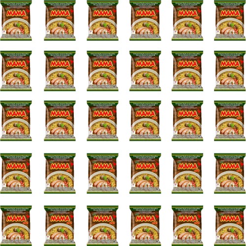 KARTON Tajska Zupka Błyskawiczna Makaron Instant Kaczka Pa-Lo 30x55g MAMA