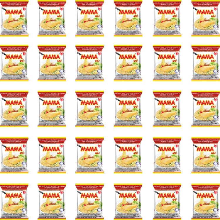 KARTON Tajska Zupka Błyskawiczna Makaron Instant Kurczak 30x55g MAMA