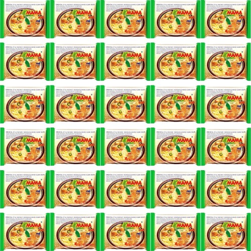 KARTON Tajska Zupka Błyskawiczna Makaron Ryżowy Instant Vermicelli Chand Clear 30x55g MAMA