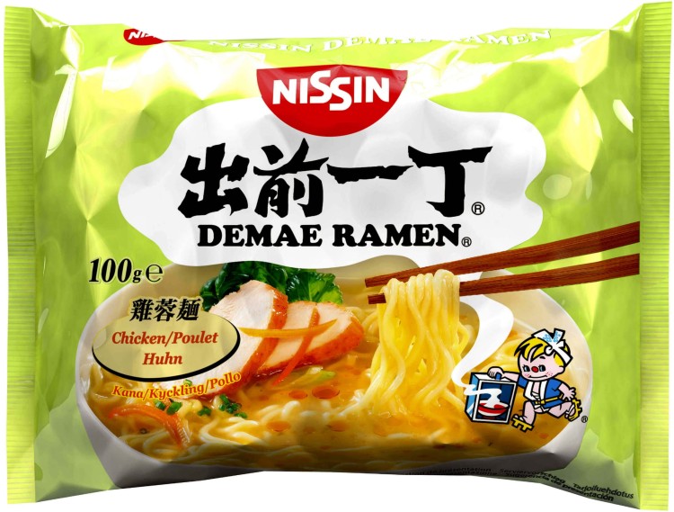 KARTON Japońska Zupka Błyskawiczna Makaron Instant Demae Ramen Kurczak 30x100g NISSIN