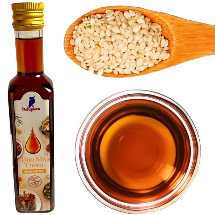 Wietnamski Olej Sezamowy Prażonych z Ziaren Sezamu 100% 250ml HIEP LONG