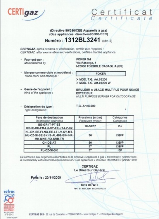 Włoski Taboret Palnik Gazowy Kuchenka Pod Woka Gaz Ziemny 9,2 KW FOKER