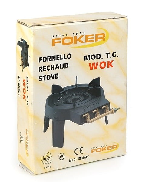 Włoski Taboret Palnik Gazowy Kuchenka Pod Woka Gaz Ziemny 9,2 KW FOKER