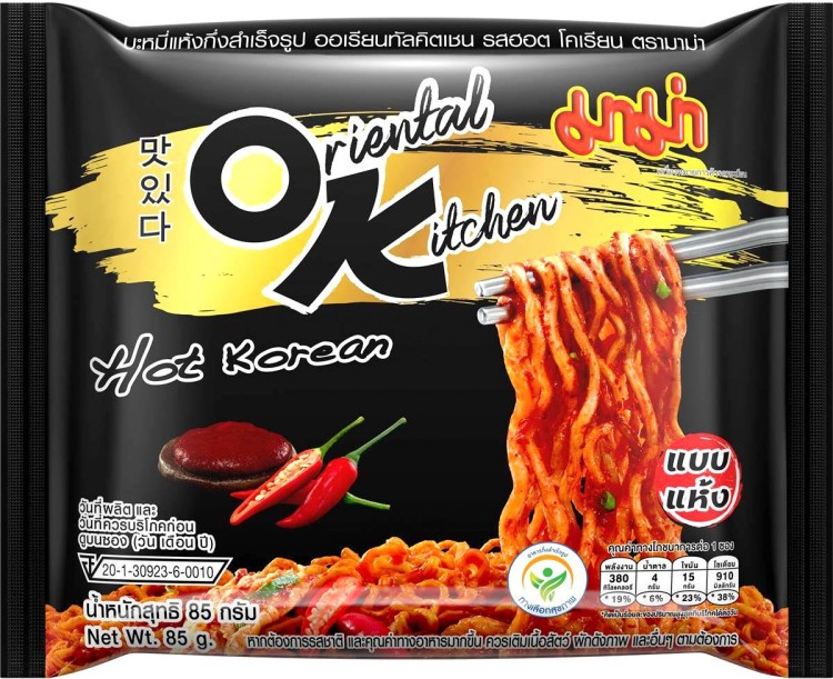 Tajska Zupka Błyskawiczna Makaron Instant Hot Korean Flavour Style 85g MAMA