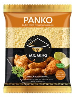 Chrupiąca Panierka Panko Do Mięsa i Krewetek Bułka Tarta Typu Japońskiego 200g MR. MING
